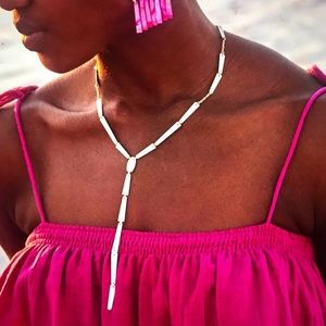 New Kendra Scott Gail Y Necklace in GOLD